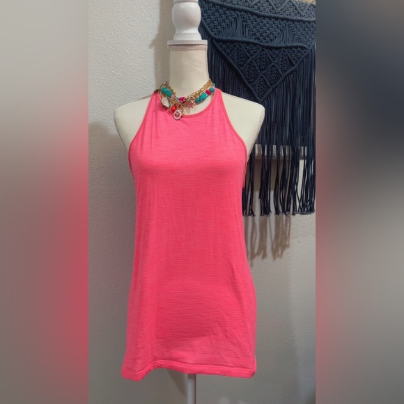 Lululemon Trapeze Twist Tank in 
Heathered Grapefruit - Picture 9 of 15